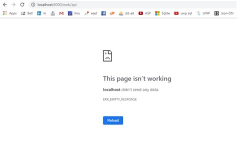 url localhost 8000.